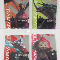 Ultraman Rising 4 x Promo Card Set - Emi Gigantron Neronga Bandai Netflix Sealed