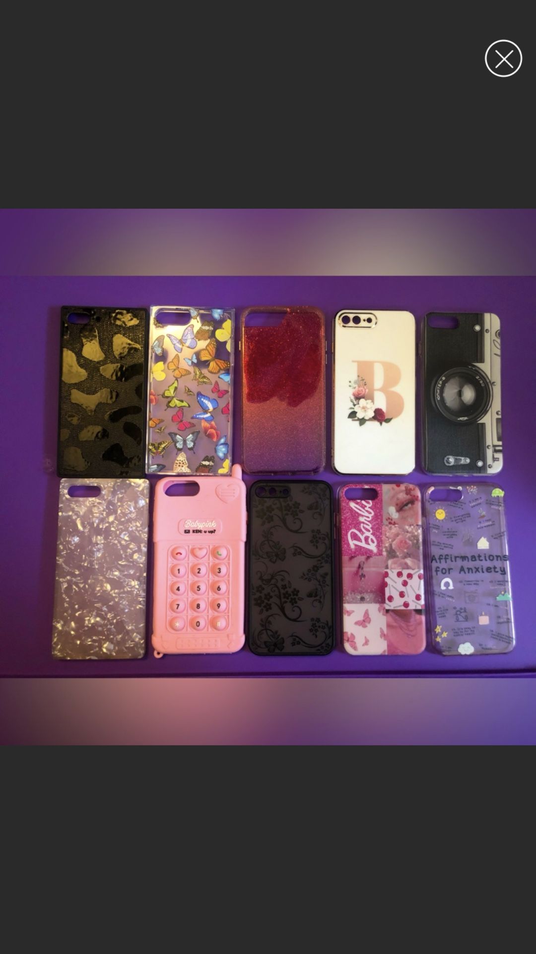 iPhone 6/7/8 Plus Phone Case Lot