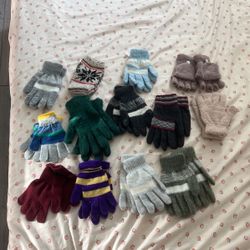 Kids Age 3-12 Wool Gloves $6/ Each
