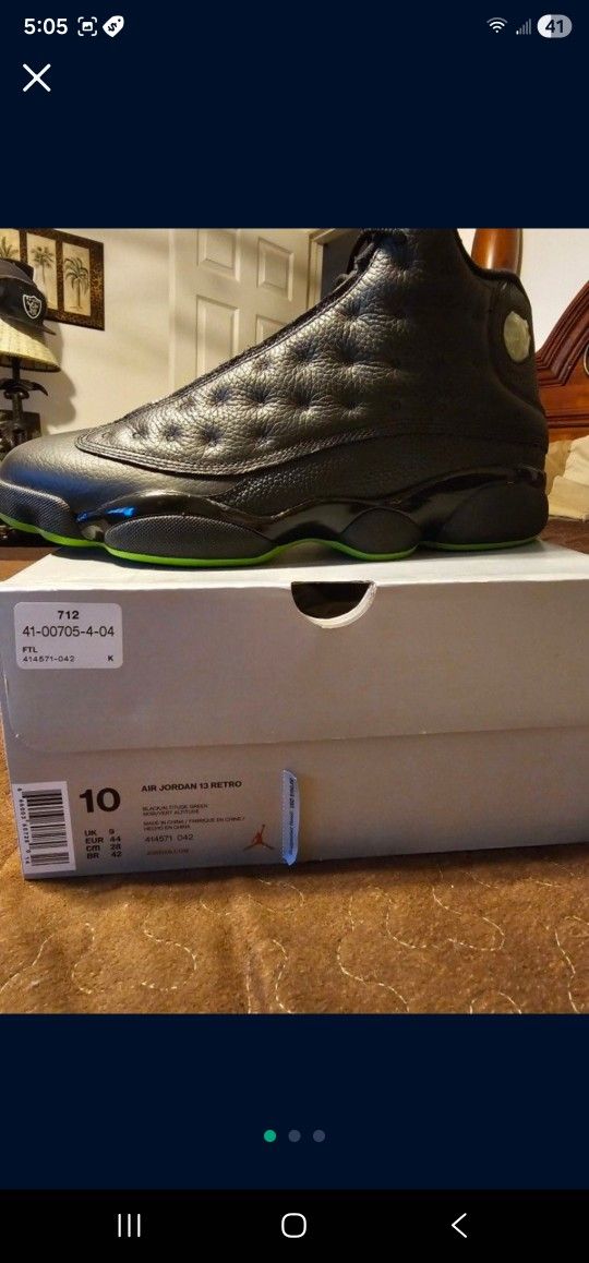 Jordan 13 Altitude Ds With Receipt Size 10