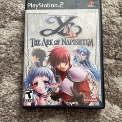 Ys The Ark Of Napishtim For Playstation 2 Ps2