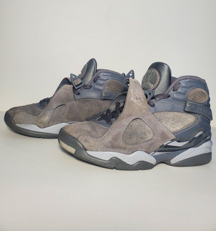 Men’s Jordan 8 Retro Cool Grey 305381-014 Size 9.5