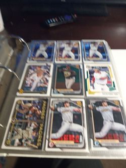 Huge binder of national league rookies from all teams