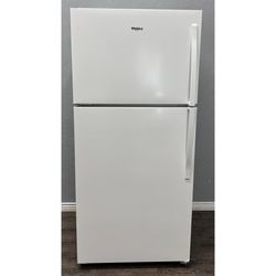 BRAND NEW- OPEN BOX! Whirlpool 18 Cu. Ft. Refrigerator WRT318FMDW