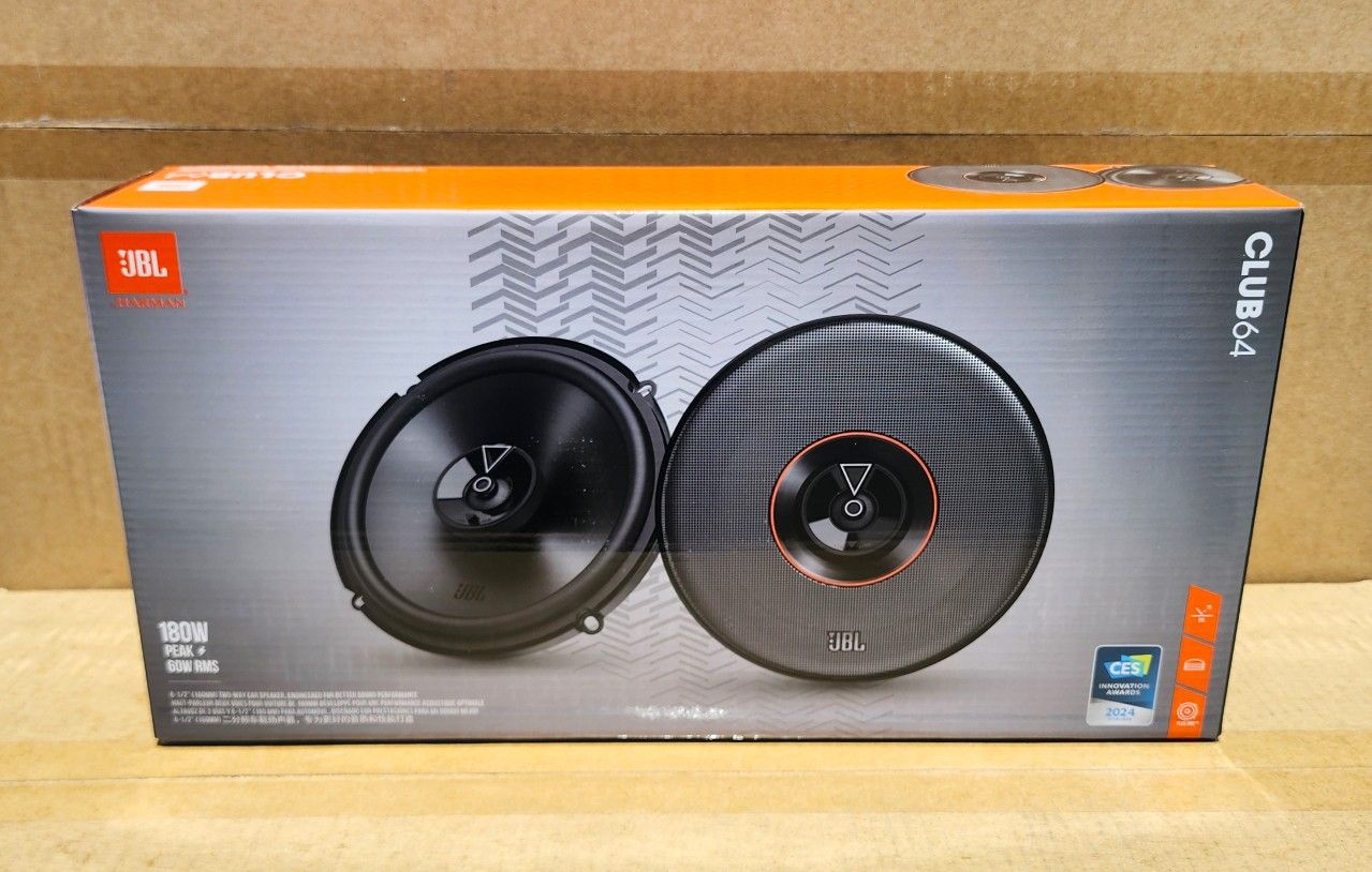 JBL Car Speakers Club 64 Series 6 1/2" 2-Way Coaxial Speaker System 180 Watts 🚨 Payment Options Available 🚨 No Credit Needed 🚨 