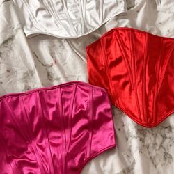 Satin Corset Tops