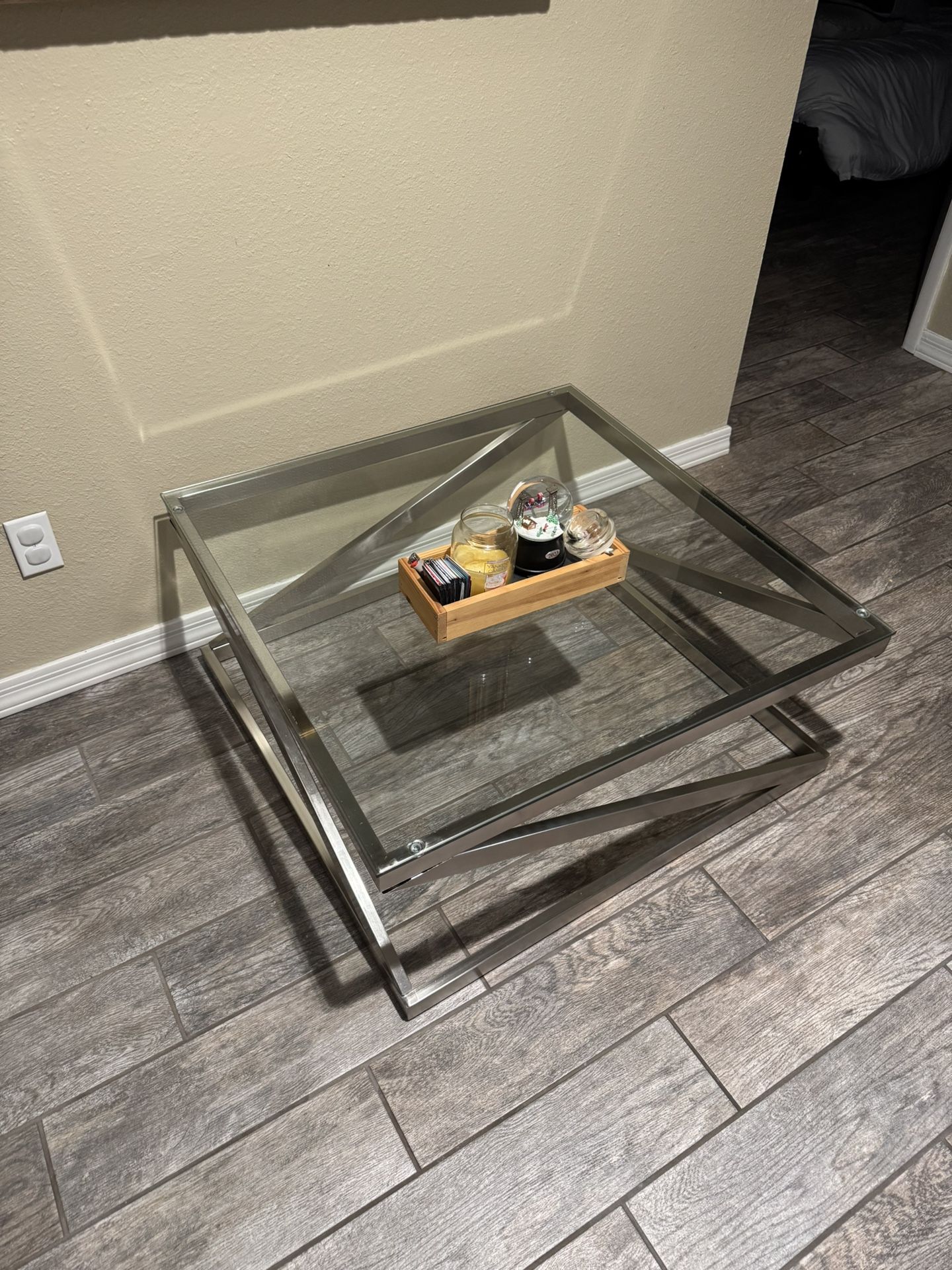 Glass Top Coffee Table