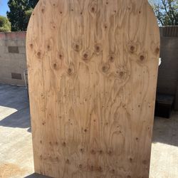 Wooden Backdrop Arch