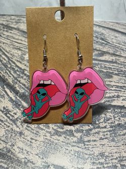 Lounging Alien Earrings
