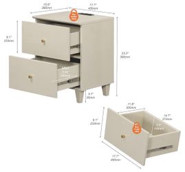 6 drawer dresser with 2 night stands