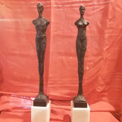 Pair of Contempo Statues 