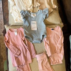 Baby Girl Clothing-size 3-9 Months—new & Like New