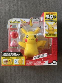 Pokemon Train and Play Deluxe Pikachu