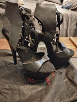 Black Platform High Heels