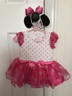 Minnie Mouse Dress with Headband 18-24 months