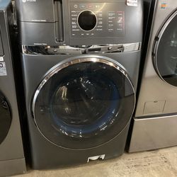 GE Profile 4.8 cu.ft. Smart UltraFast Front Load Washer and Electric Dryer 2 in 1 Combo