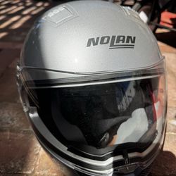 Nolan N80-8 N-com Motorcycle Helmet Slate Grey Full Face Street