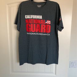 California National Guard Tee Shirt L