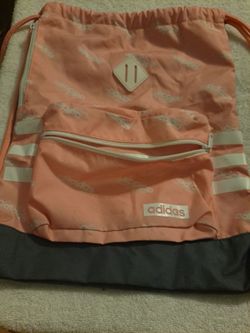 Adidas Drawstring Bag Pink