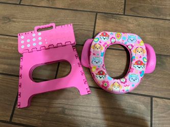 Paw patrol potty training seat & stool