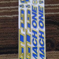 GT Mach One Bmx Bike Decal