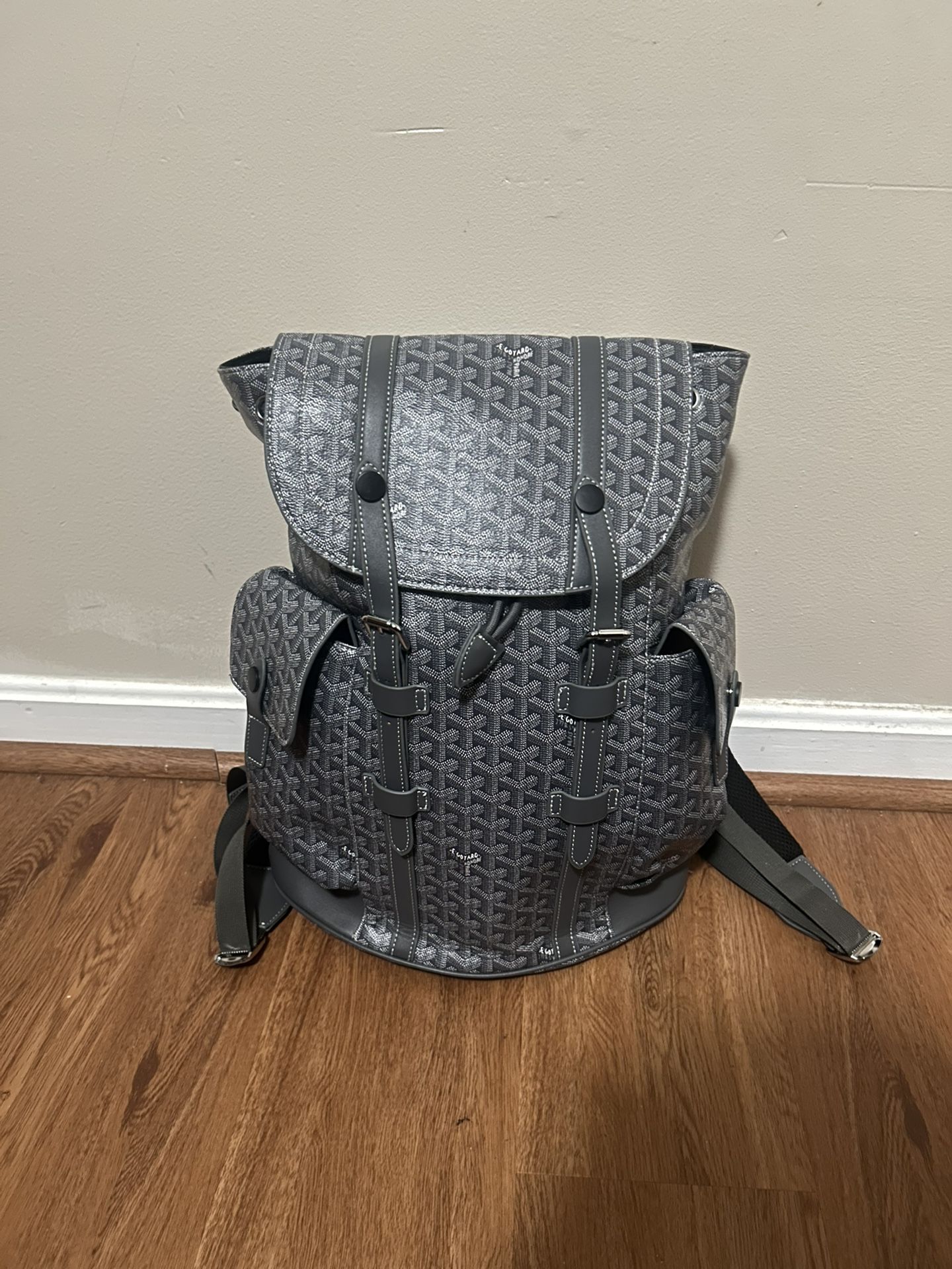 Grey Goyard Backpack