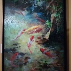 KOI FISH PAINTING BY LONG