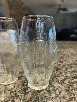 Football Drinking Glass Set Of 4