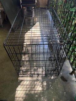 Jaula mediana para perro con cubierta
