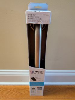 New Moen Grab Bar Brushed Nickel 16" Long