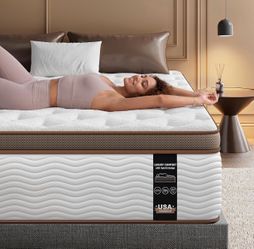 BedStory Full Hybrid Mattress with Just-Right Support and Improved Airflow, CertiPUR-US Certified Foam, Individually Wrapped Coils. Mattress in a box