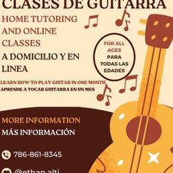 Guitar lessons/Clases de Guitarra