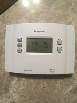 Honeywell thermostat heat & fan