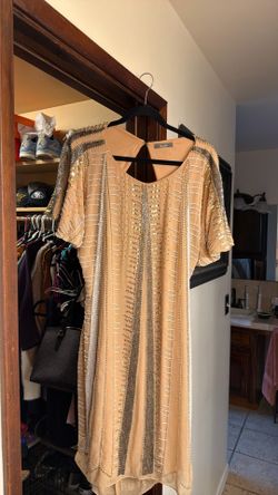 Beautiful Beaded Dress Size 14