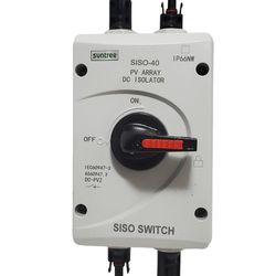 Suntree SISO-40 Switch PV ARRAY DC Isolator IP66NW Solar