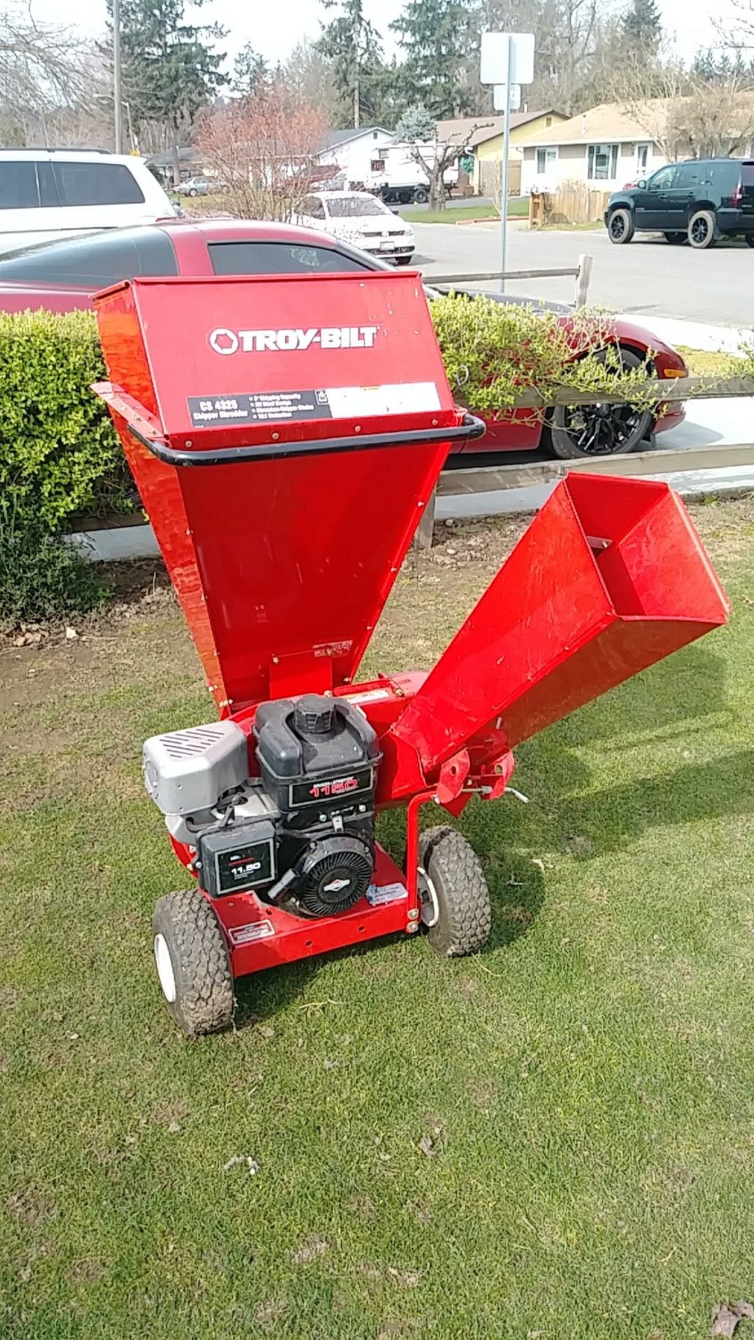 TROYBILT CS 4325 CHIPPER SHREADDER for Sale in Auburn, WA OfferUp