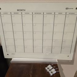 Magnetic Whiteboard Calendar