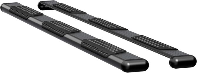 LUVERNE 584098-570237 O-Mega II 98-Inch Black Aluminum Wheel to Wheel Side Steps, Select Dodge Ram 1500, 2500, 3500