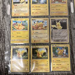 Pikachu Collection Pokémon 34 cards *BEST OFFER*