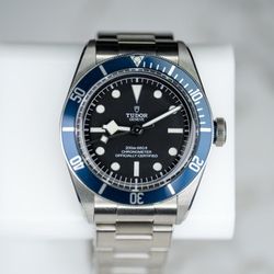 Tudor Black Bay Blue Dive Watch Size 39mm