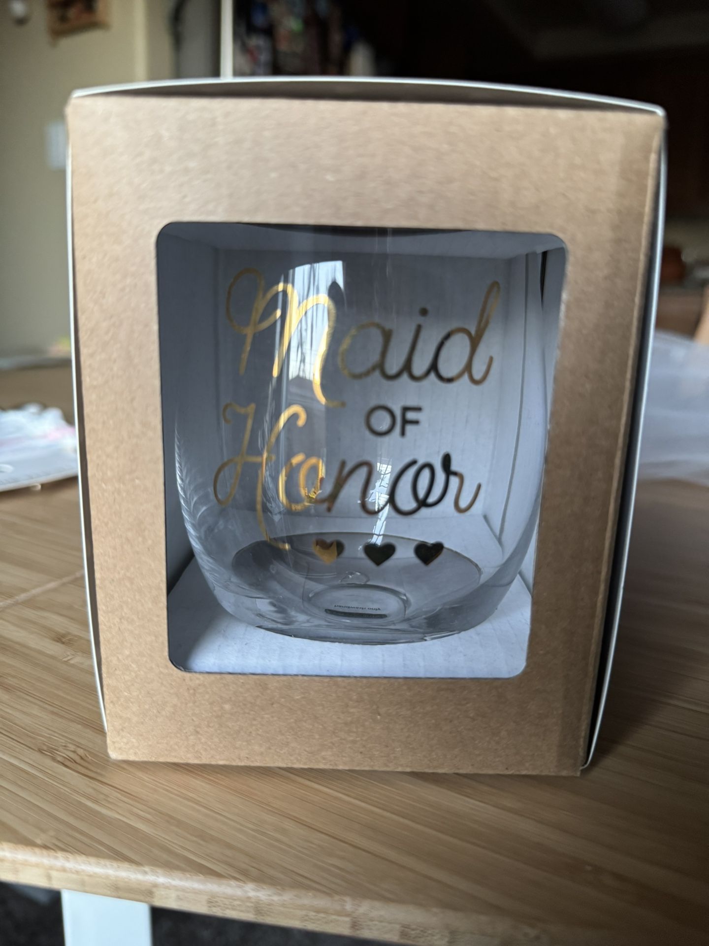 Maid Of Honor Wine Glass