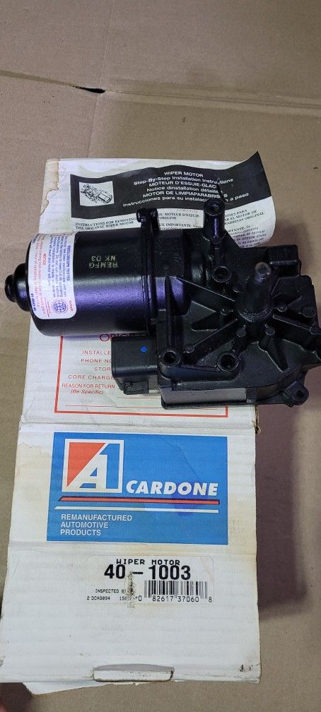 Windshield Wiper Motor Cardone 40-1003 Reman Front