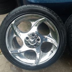 Special Edition Mercedes Benz 18" OEM Staggered Wheels And Tires