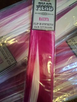 Clip in hair extensions