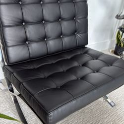 Barcelona chairs and table