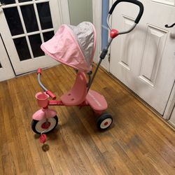 Pink Radio Flyer Tricycle 