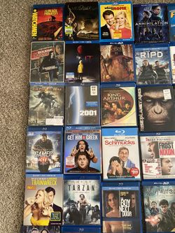 Blu-ray’s for sale 5 dollars each
