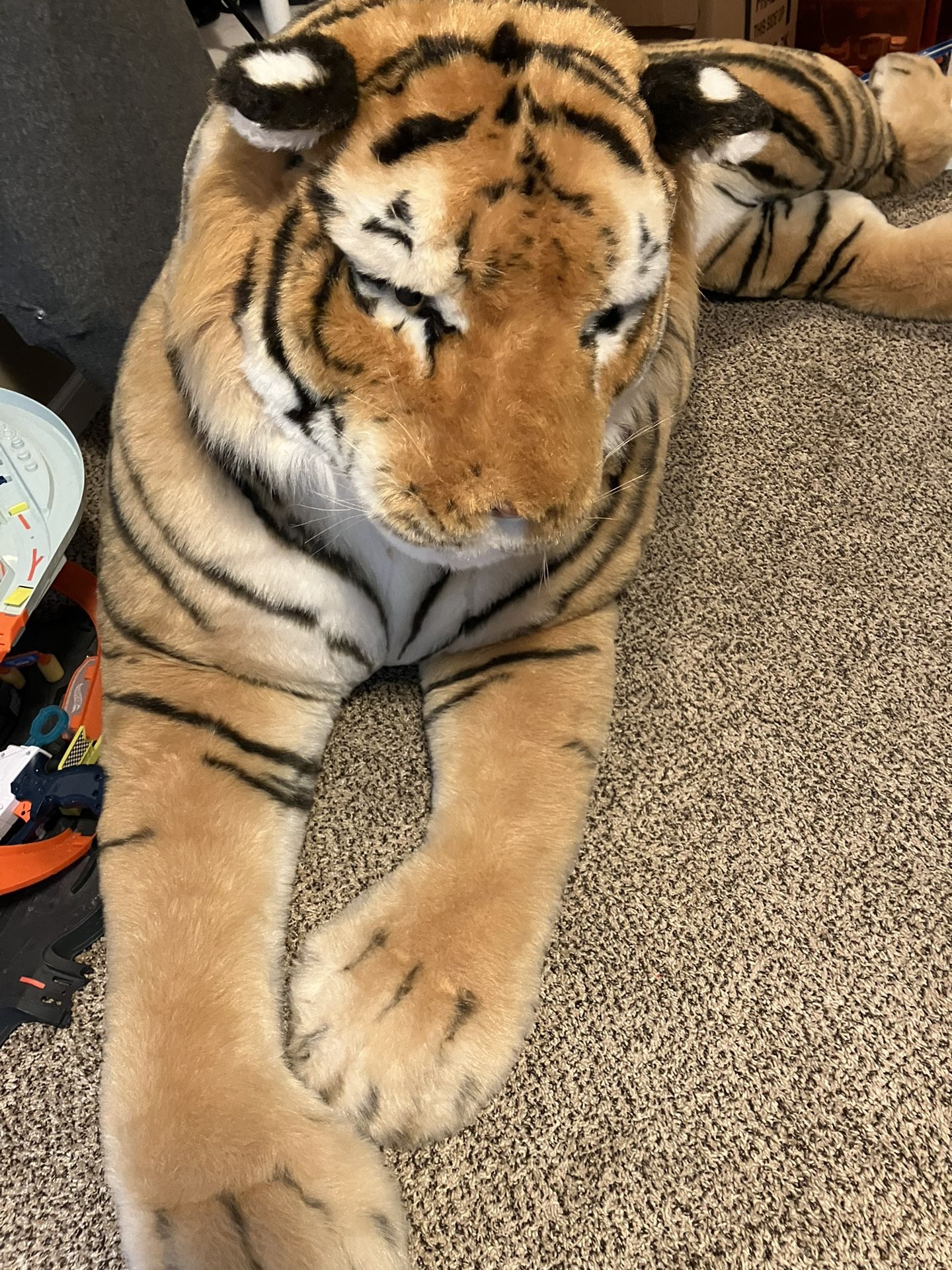 Large Tiger Sized Stuffed Animal 