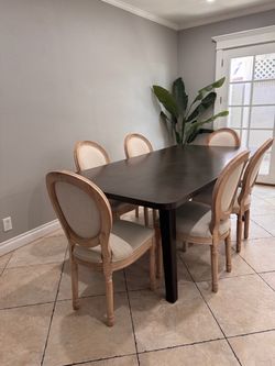 Dining  chairs Set with 7 Chairs DINING TABLE NOT INCLUDED