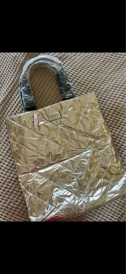New! Victoria’s Secret metallic tote retails $58